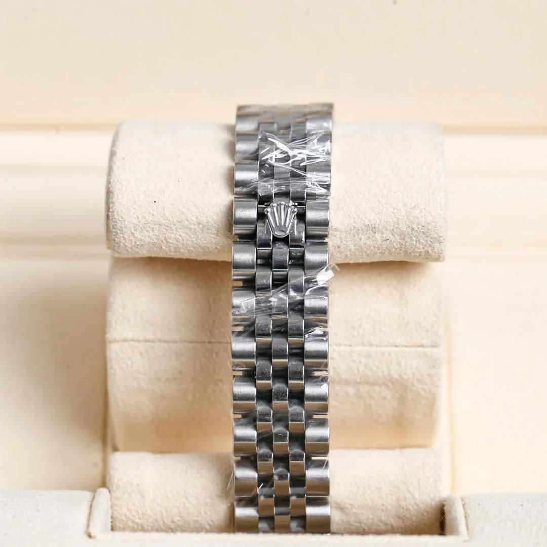 Thumb Datejust 31 Stainless Steel Fluted / Jubilee / Dark Rhodium Floral