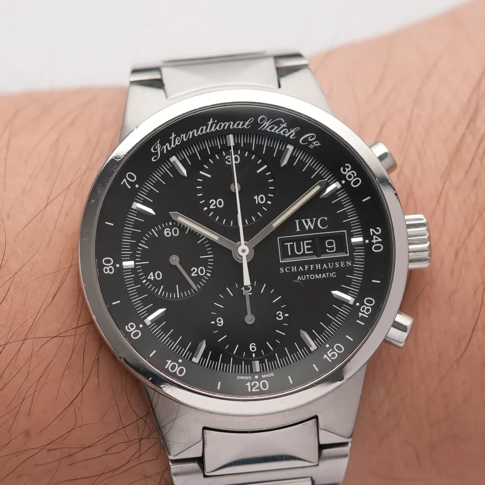 Thumb GST Chronograph Automatic Stainless Steel / Black / English