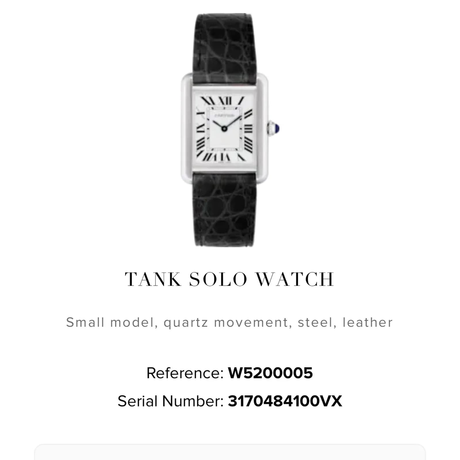 Thumb Tank Solo Quartz 3170