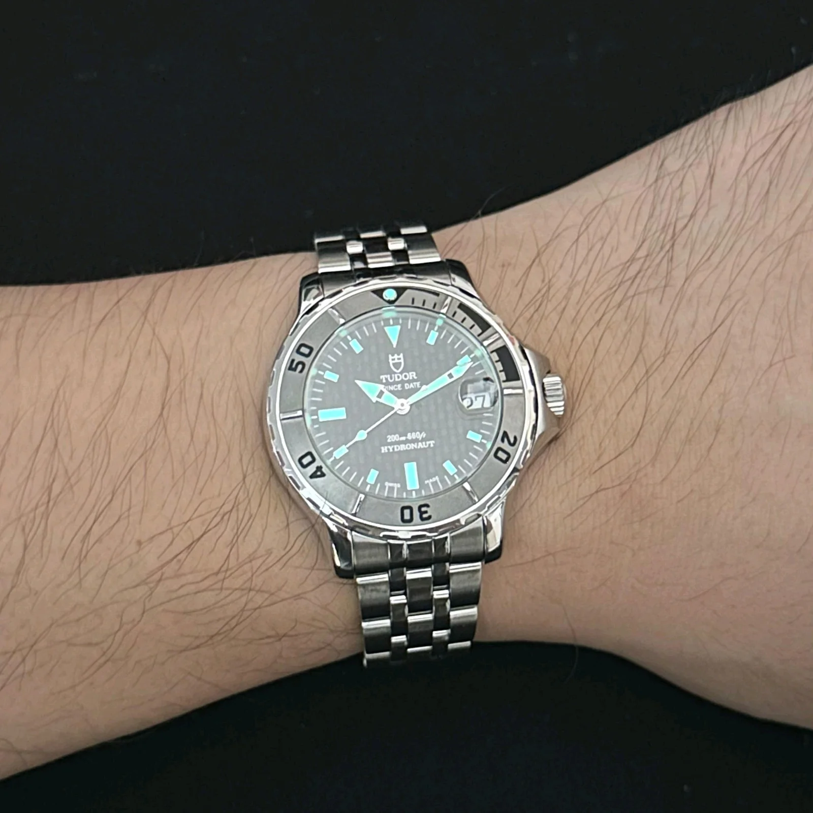 Thumb TUDOR PRINCE DATE HYDRONAUT carbon dial 85190