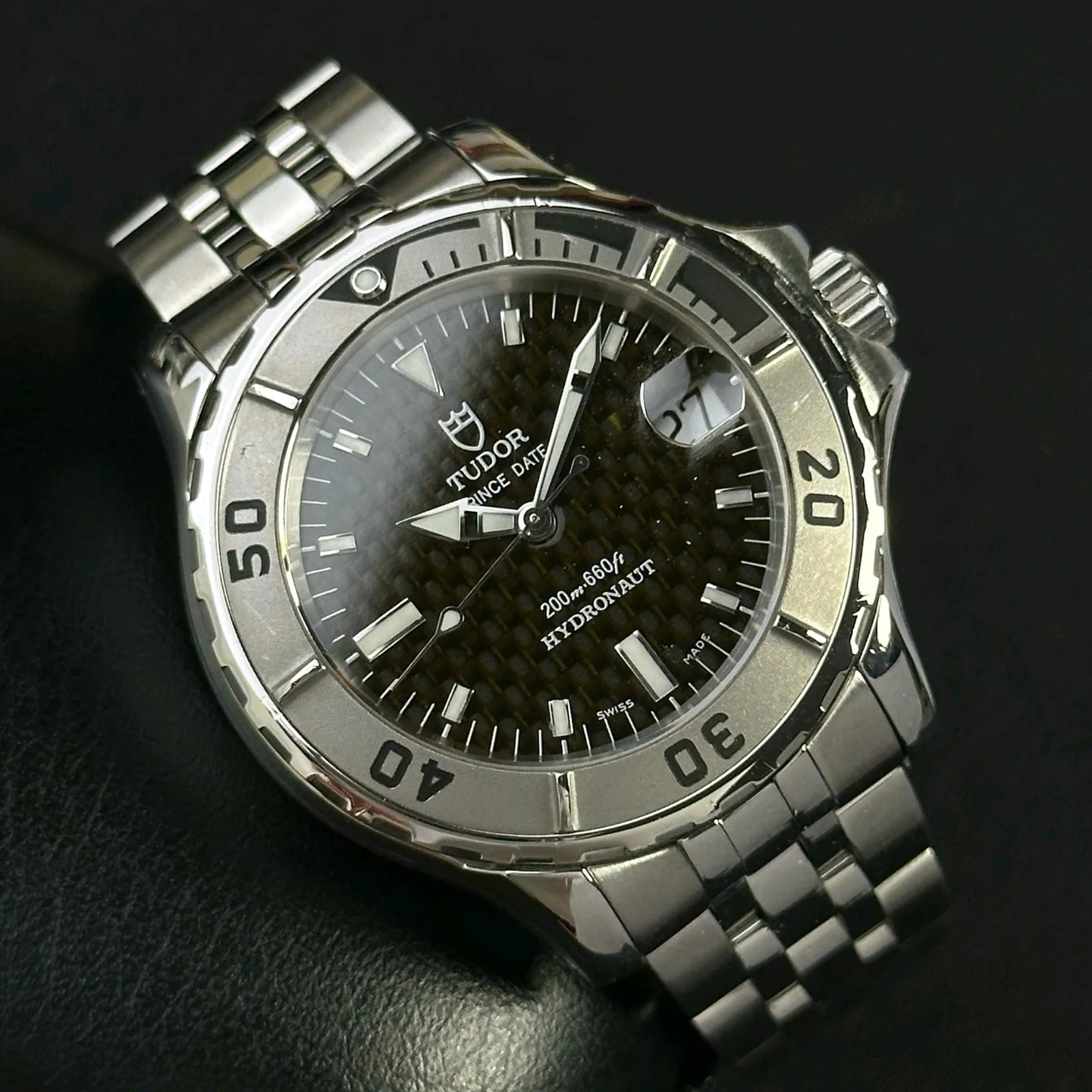 Thumb TUDOR PRINCE DATE HYDRONAUT carbon dial 85190
