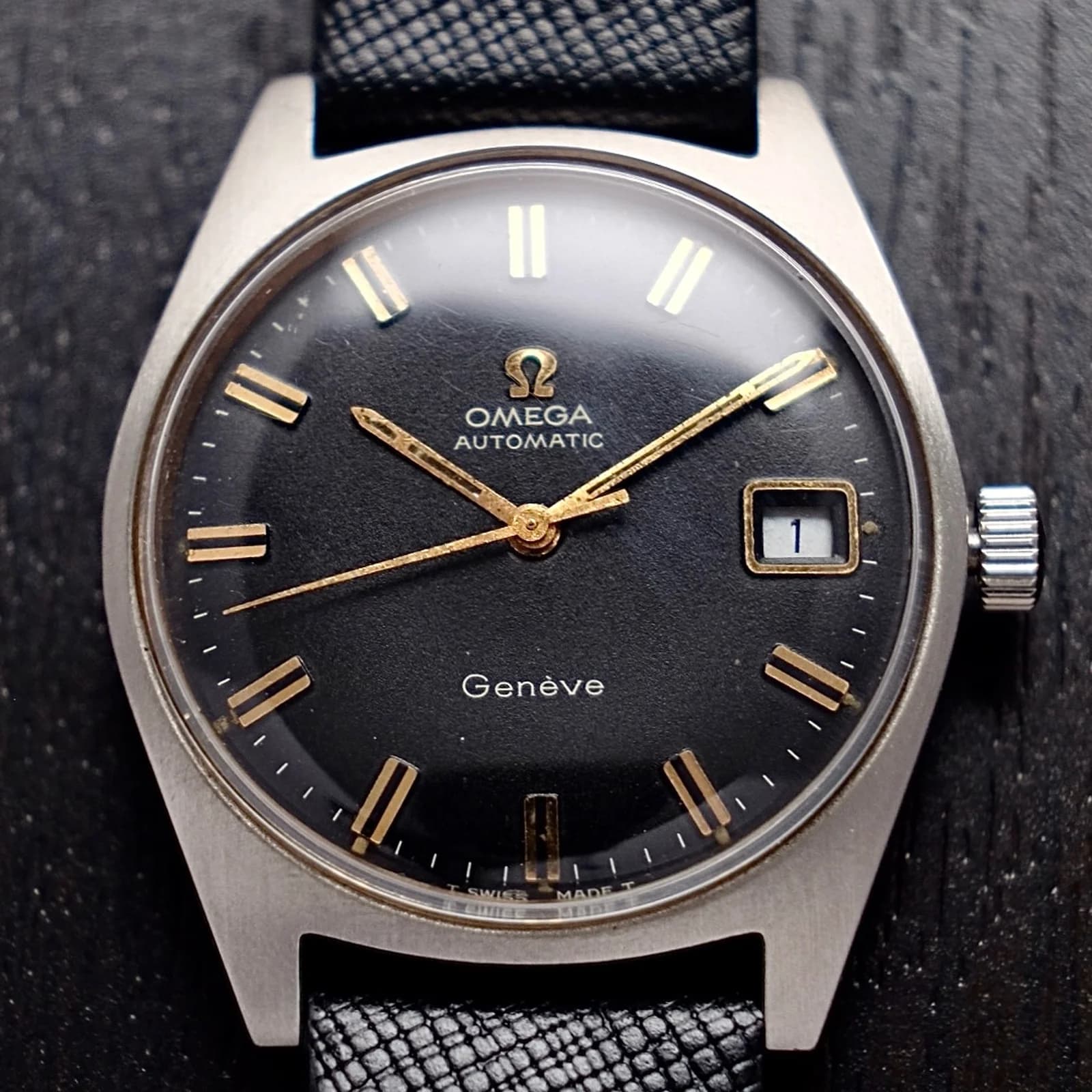 Thumb OMEGA Geneve Black dial 166.041 automatic 562
