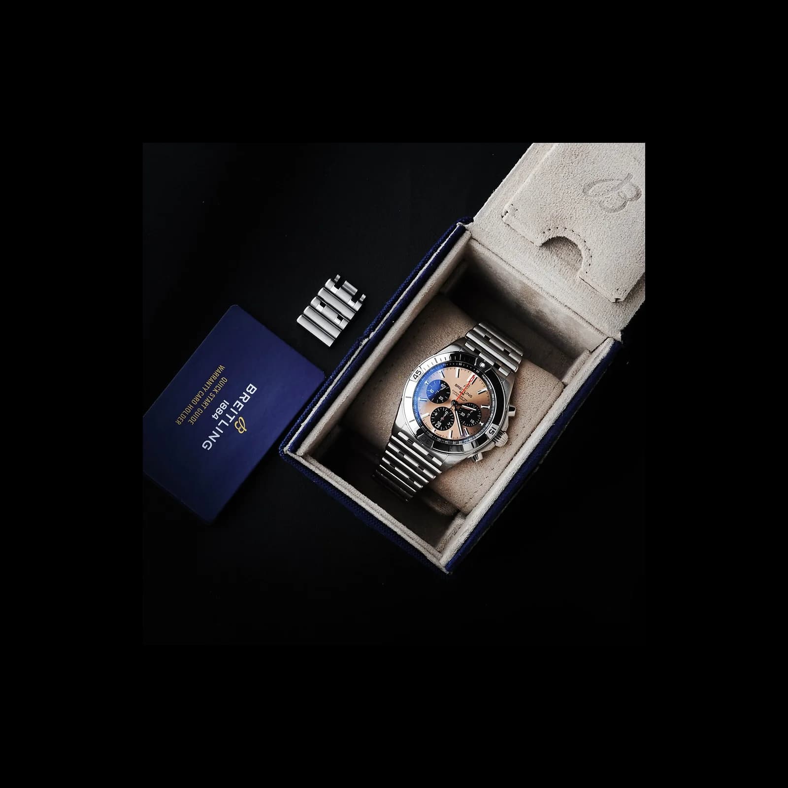 Thumb Chronomat B01 42 Stainless Steel / Copper / Rouleaux