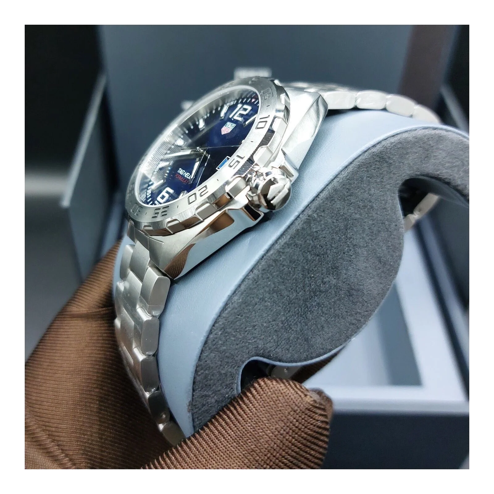 Thumb Formula 1 Quartz 41 Stainless Steel / Blue / Bracelet