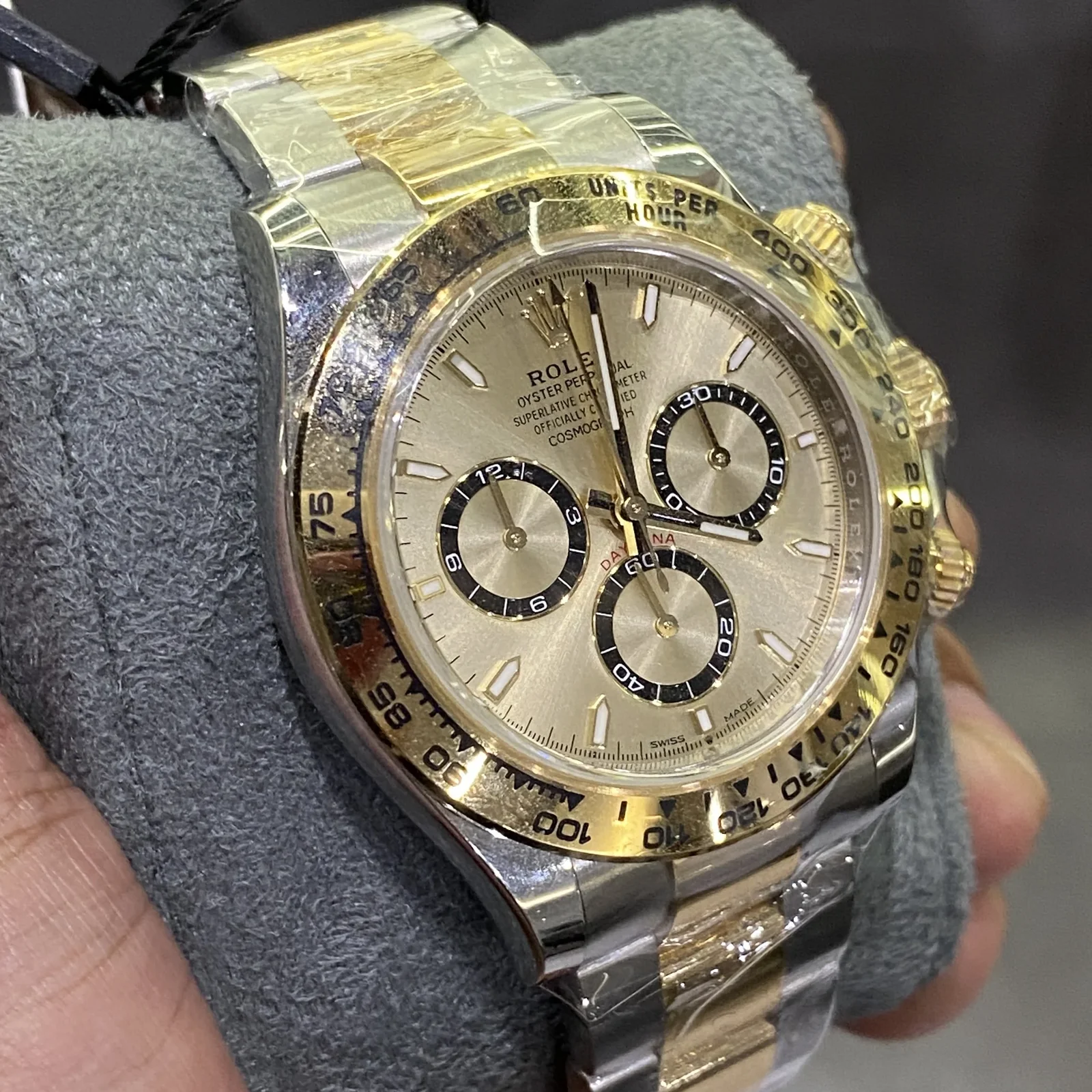 Thumb Cosmograph Daytona Stainless Steel - Yellow Gold / Golden / Oyster