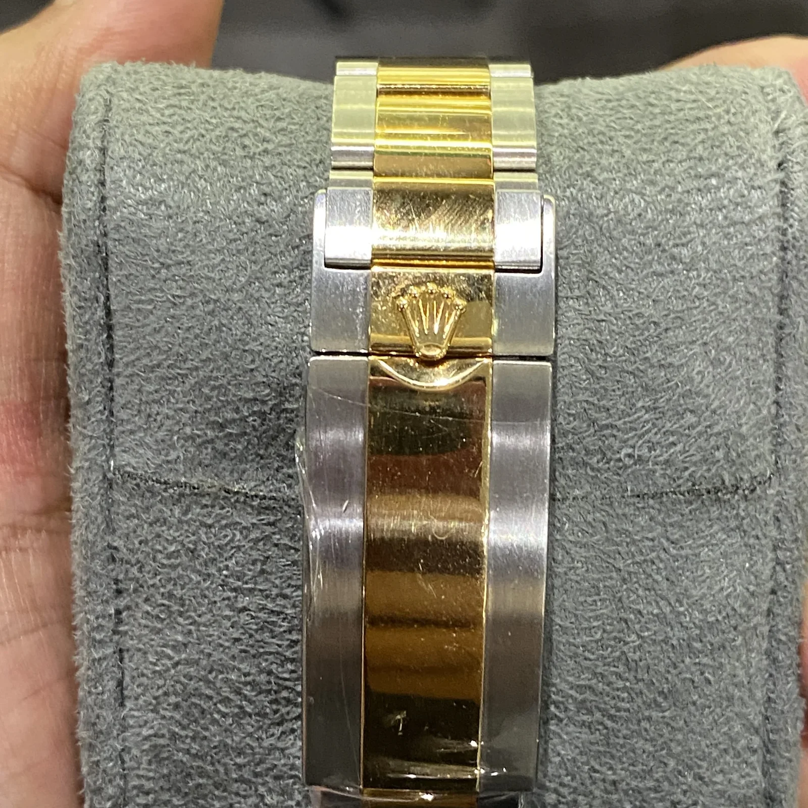 Thumb Submariner Date Rolesor / Blue / Cerachrom