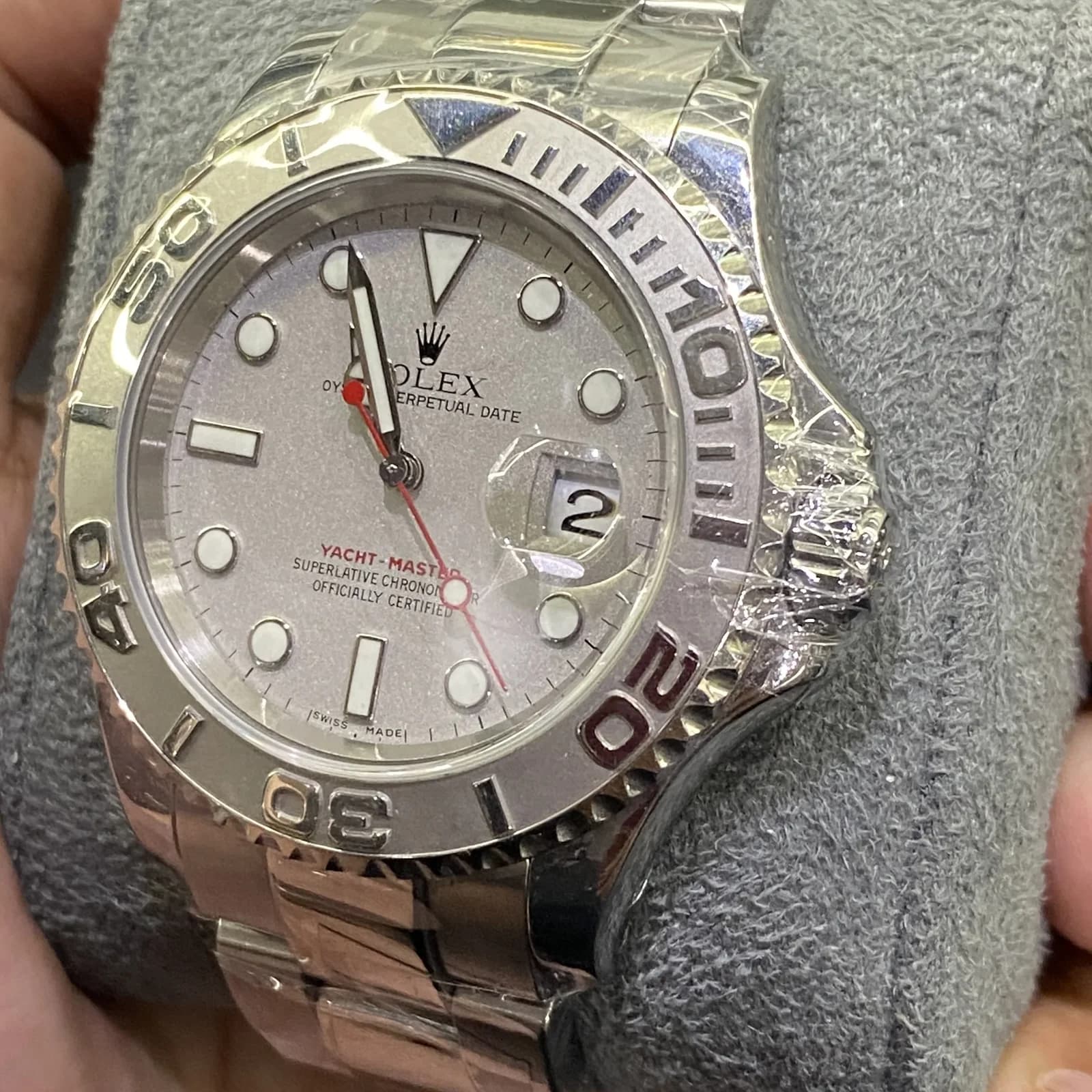 Thumb Yacht-Master 40 Platinum Bezel / 16622