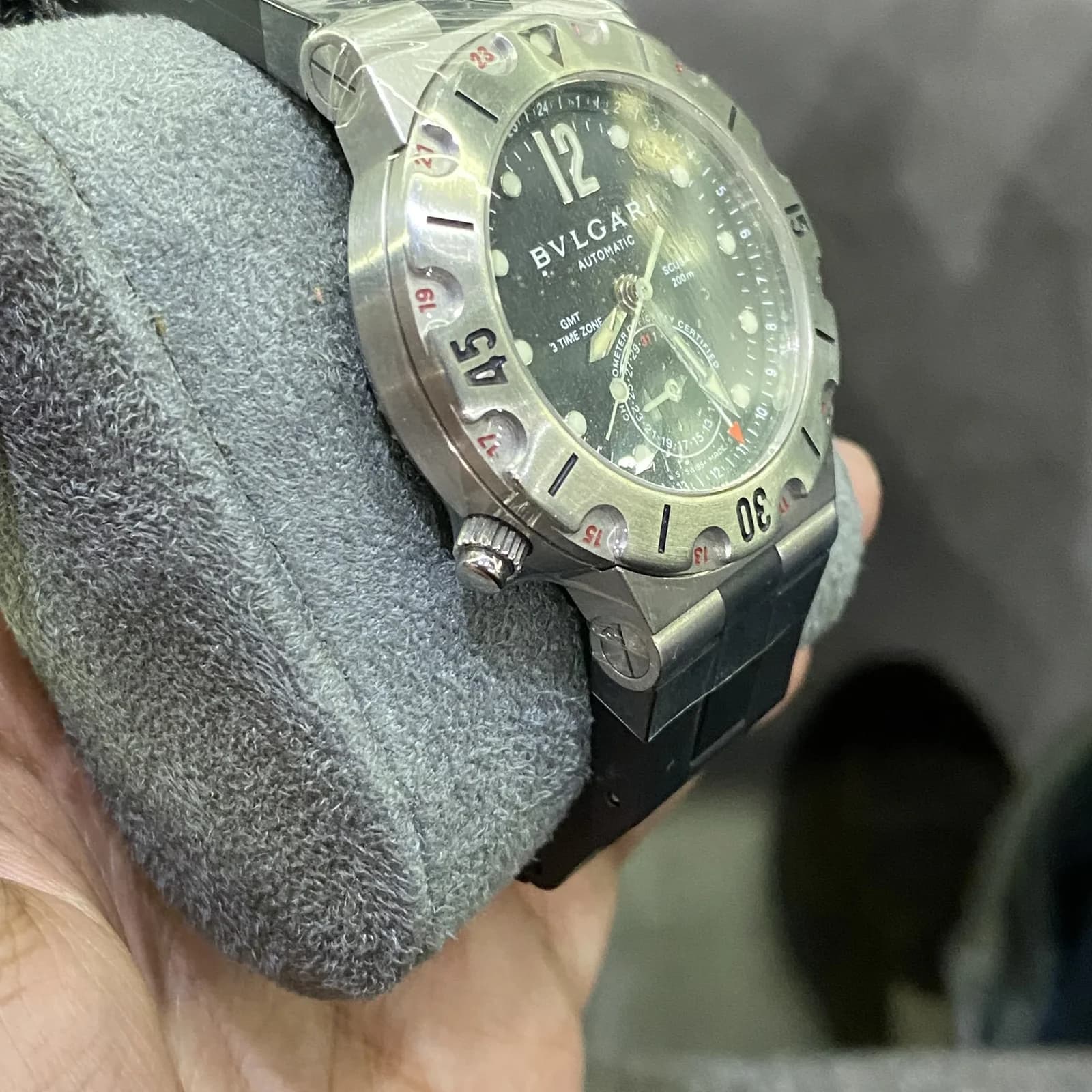 Thumb Scuba Diagono GMT Automatic Stainless Steel