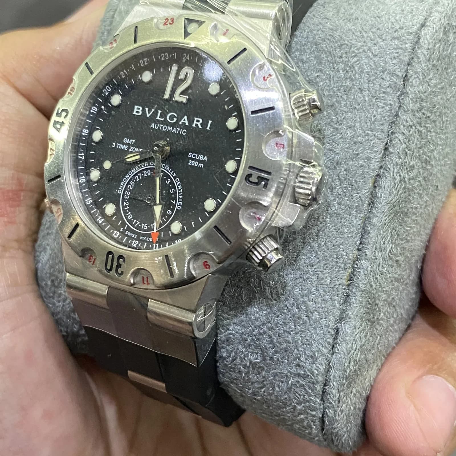 Thumb Scuba Diagono GMT Automatic Stainless Steel