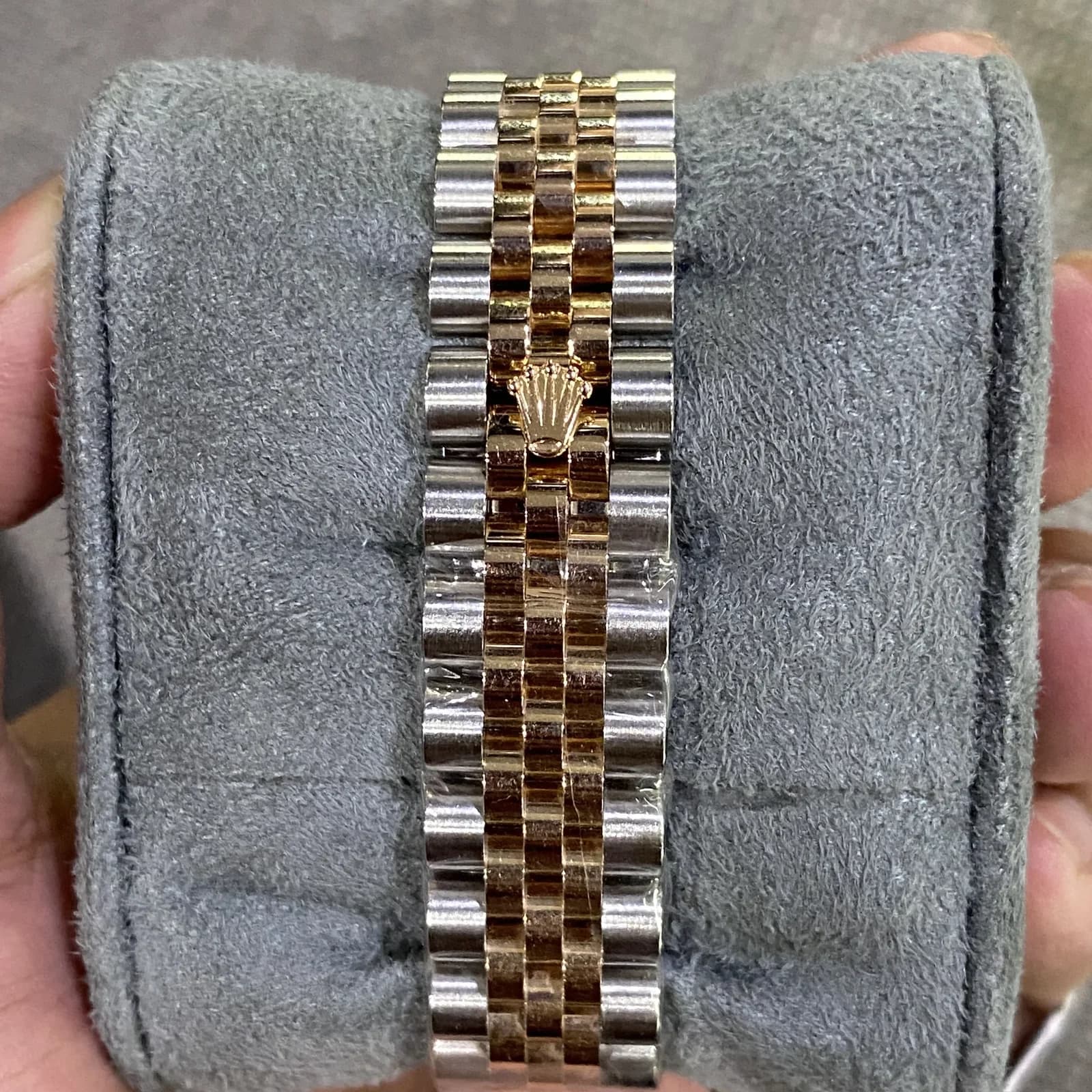 Thumb Datejust 31 Rolesor Everose Fluted / Jubilee / Pink Computer