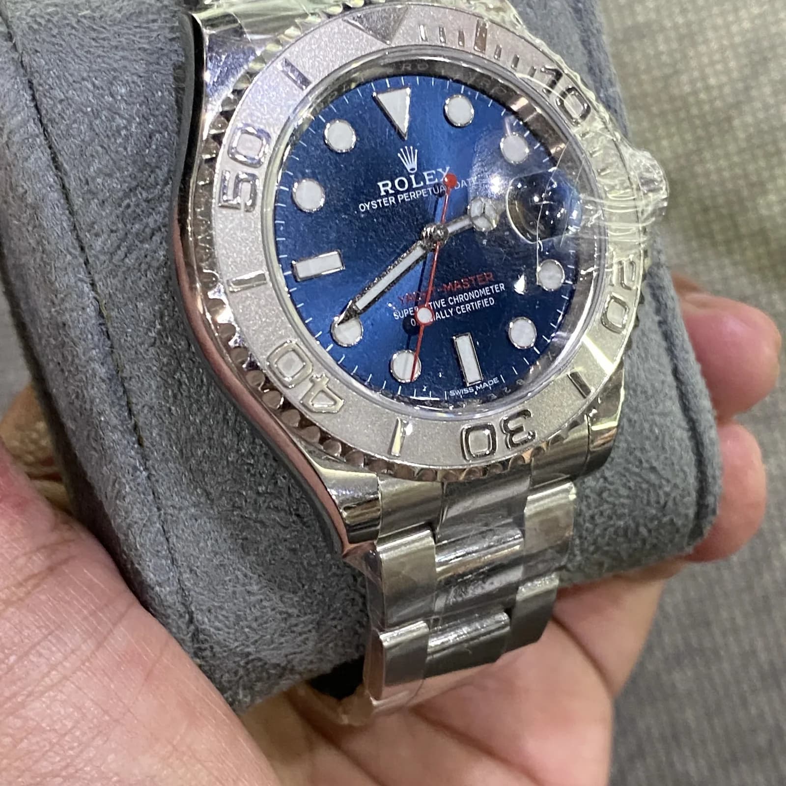 Thumb Yacht-Master 40 Rolesium / Blue