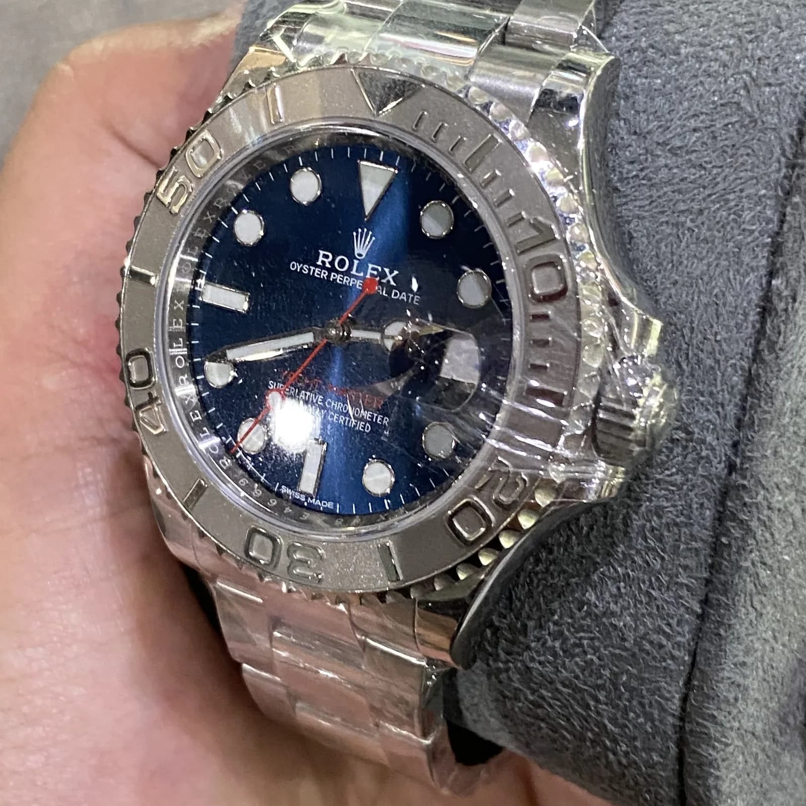 Thumb Yacht-Master 40 Rolesium / Blue