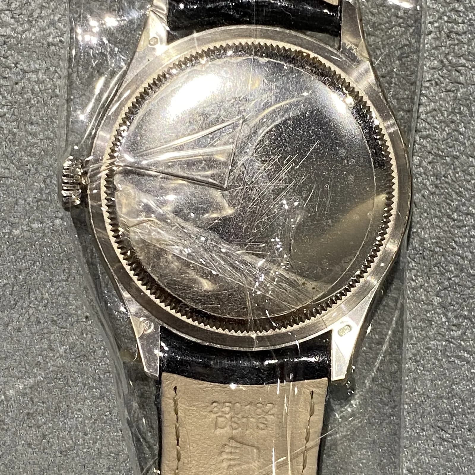 Thumb Cellini Date White Gold / Silver / Alligator Black