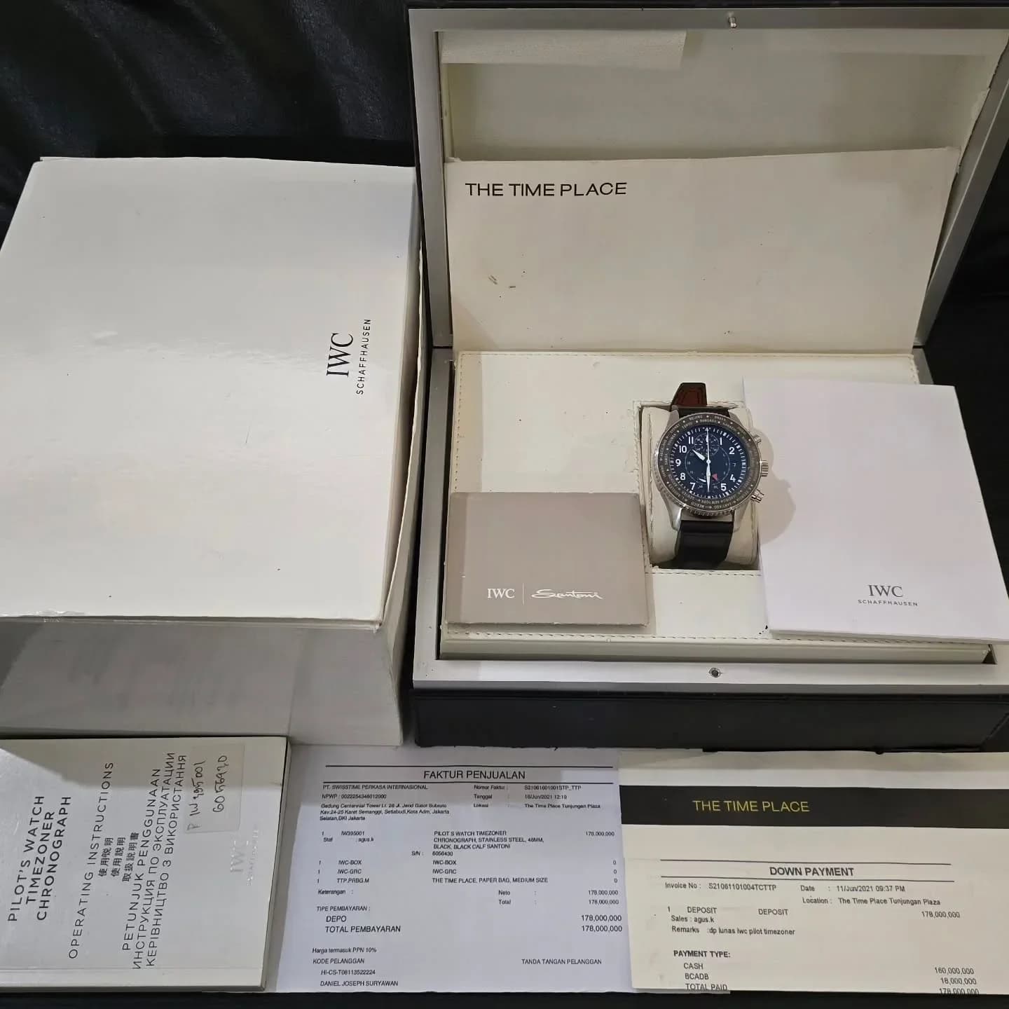 Thumb Pilot’s Watch Timezoner Chronograph