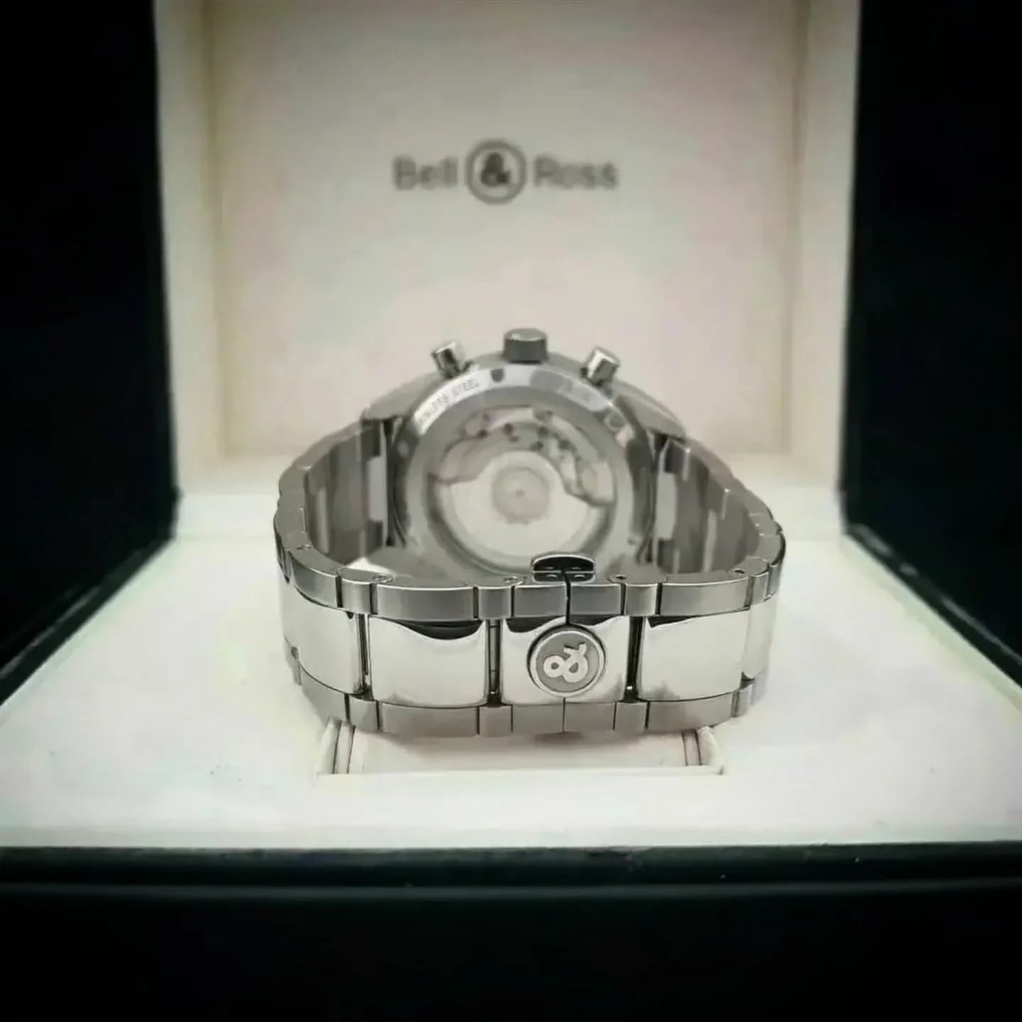 Thumb BR 126 Officer Black Chronograph
