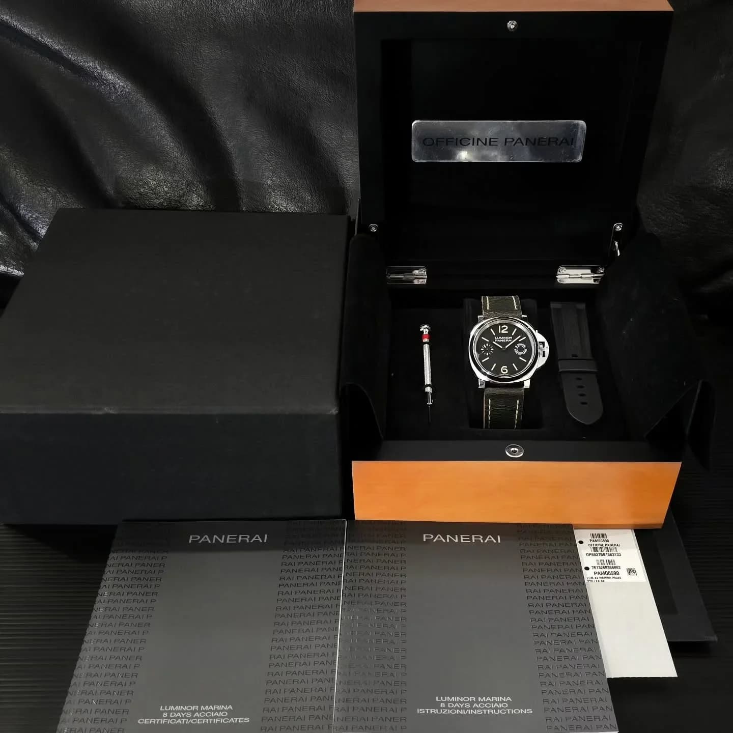Thumb Luminor Marina 44 8 Days Stainless Steel / Black - Brevettato