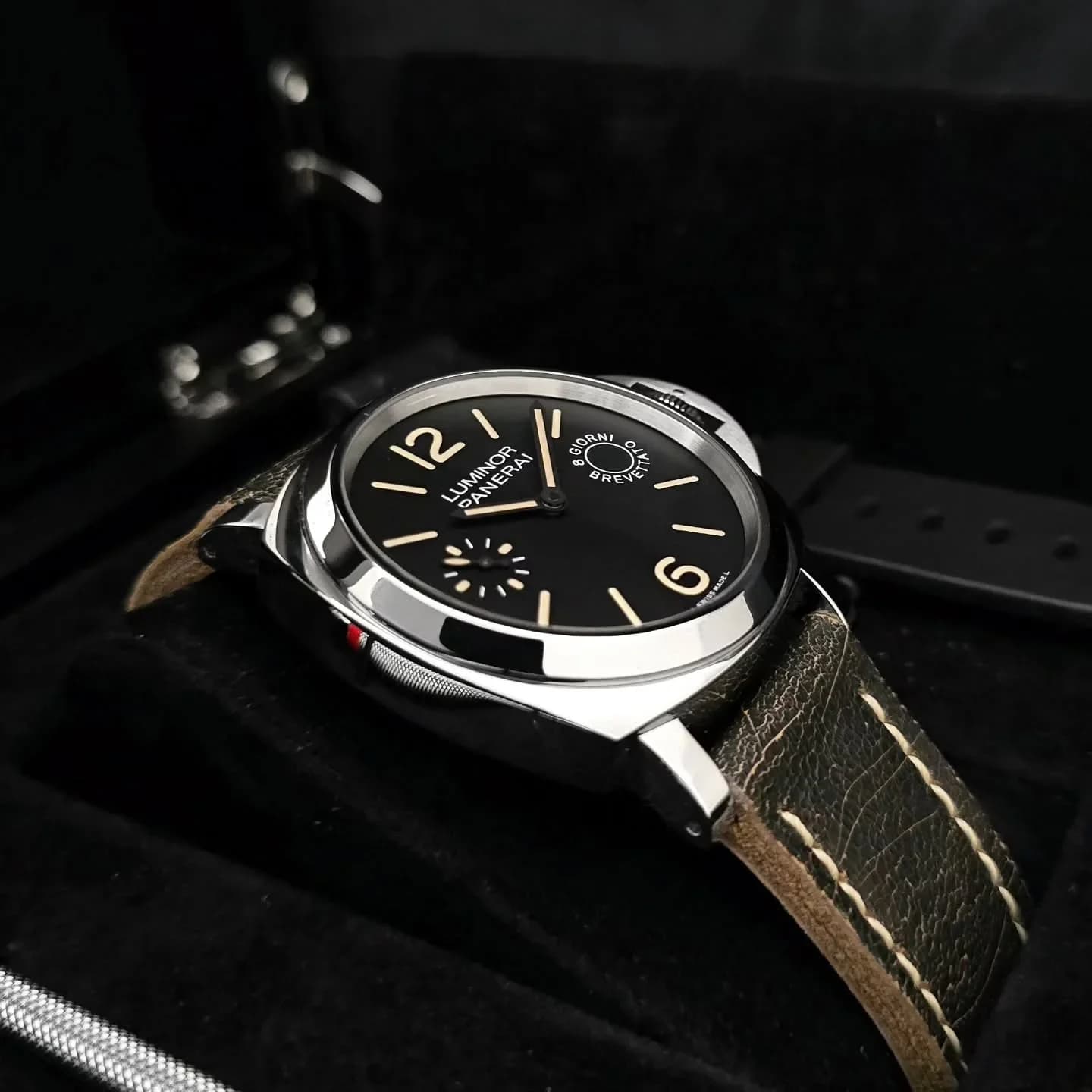 Thumb Luminor Marina 44 8 Days Stainless Steel / Black - Brevettato