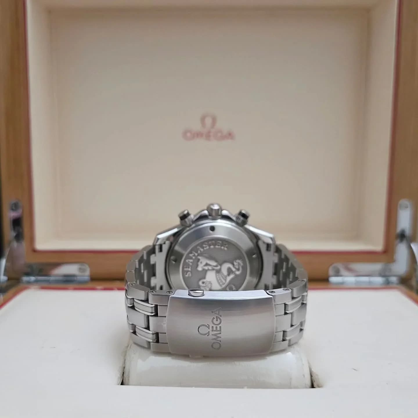 Thumb Seamaster Diver 300M Co-Axial 41.5 Chronograph Stainless Steel / Black / Bracelet
