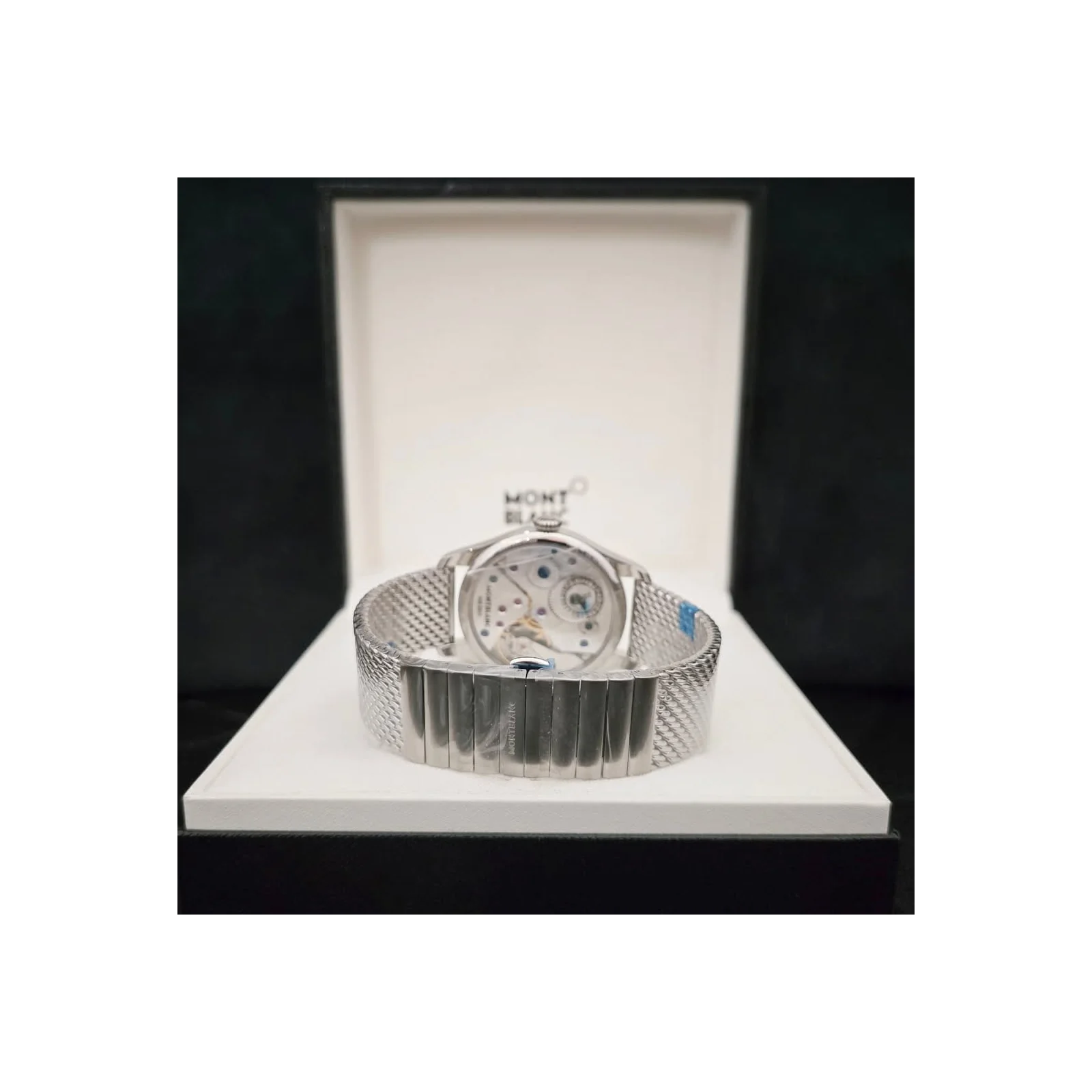 Thumb 1858 Manual Small Second Stainless Steel / Black / Mesh
