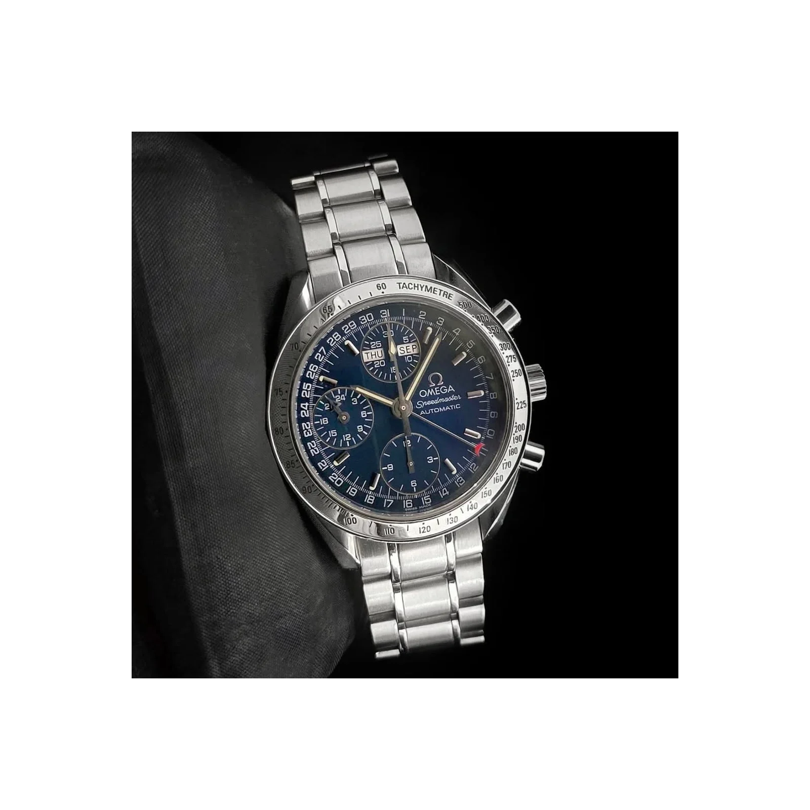 Thumb OMEGA SPEEDMASTER TRIPLE DATE MK40 BLUE