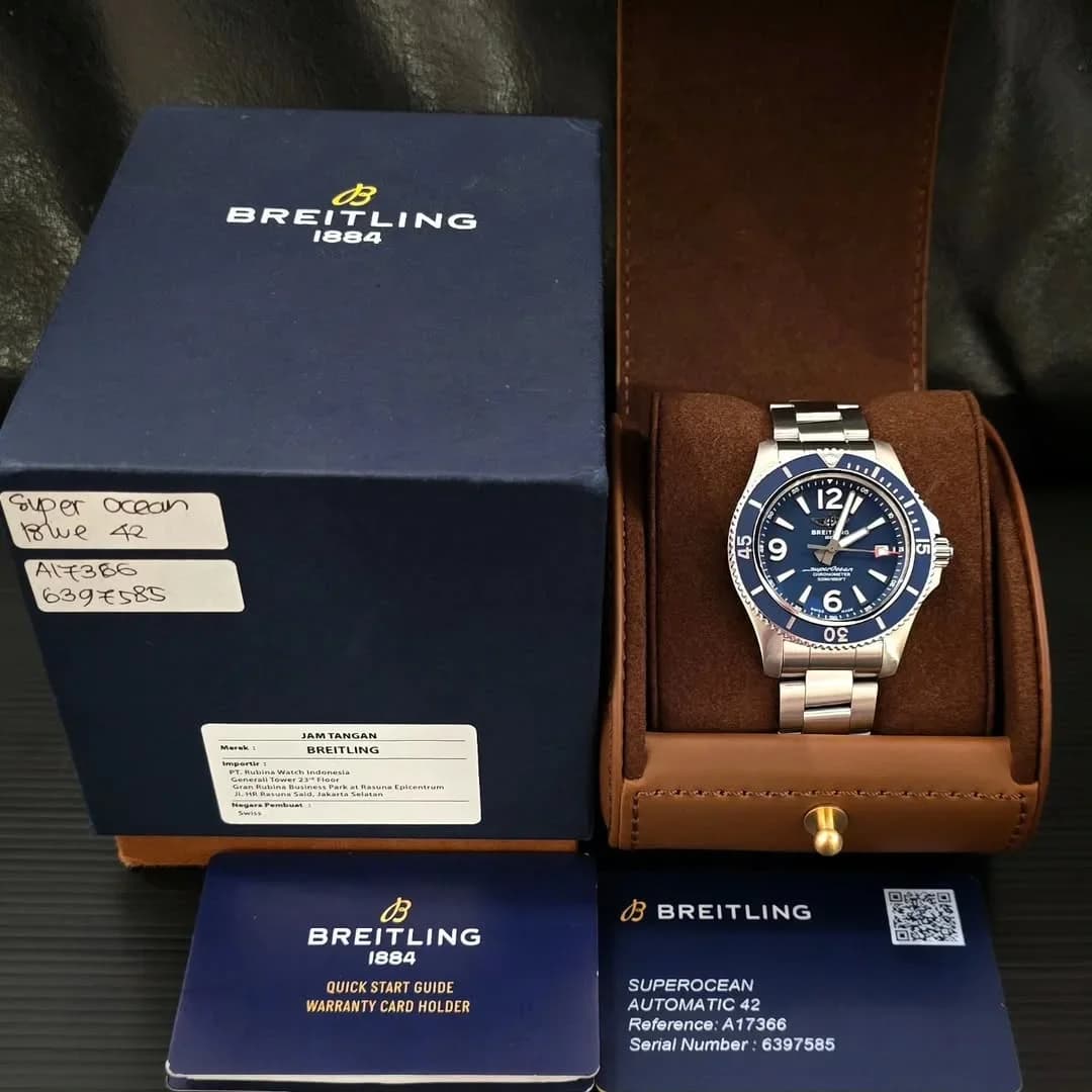 Thumb Superocean 42 Stainless Steel / Blue / Japan