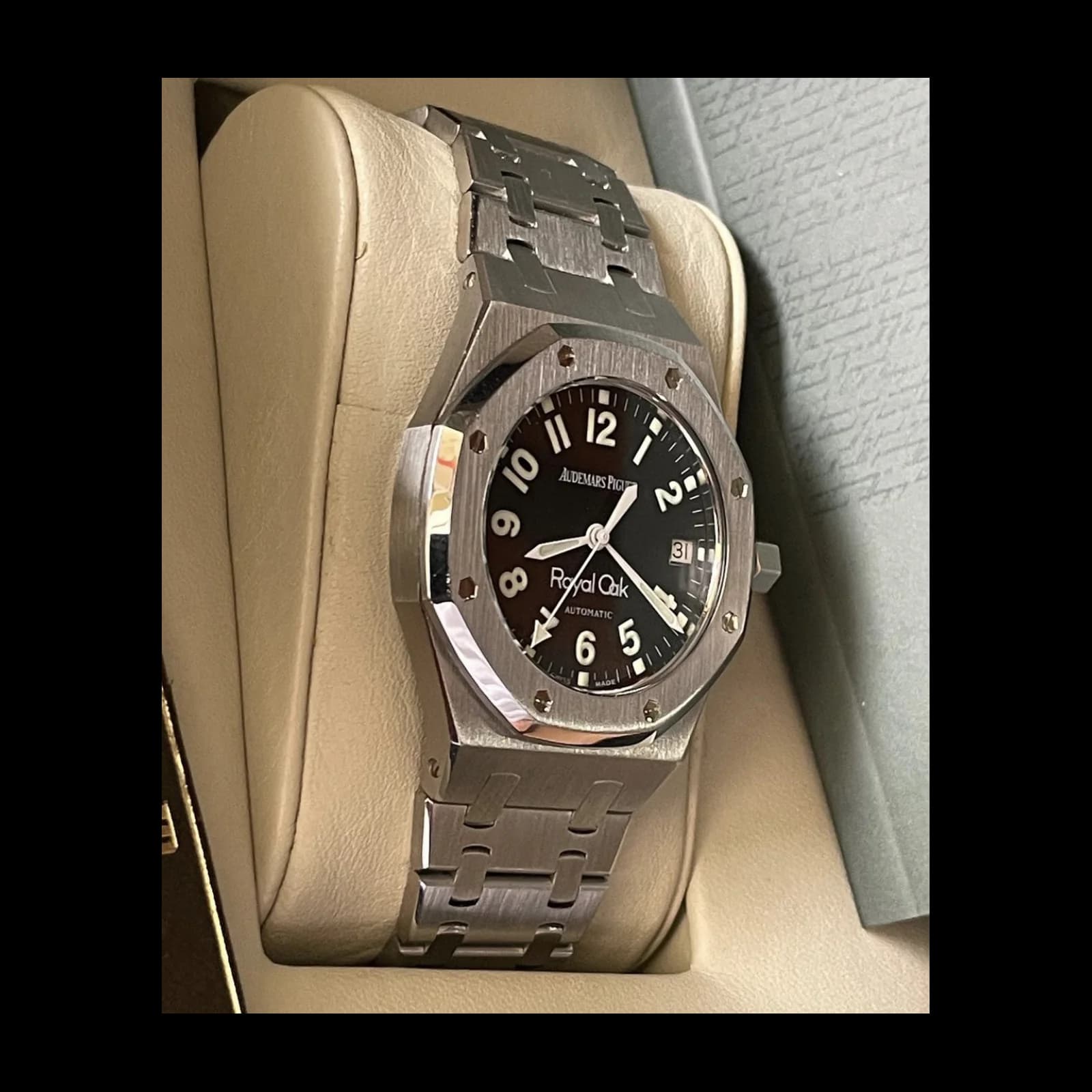Thumb Royal Oak 14790 Date Stainless Steel / Military