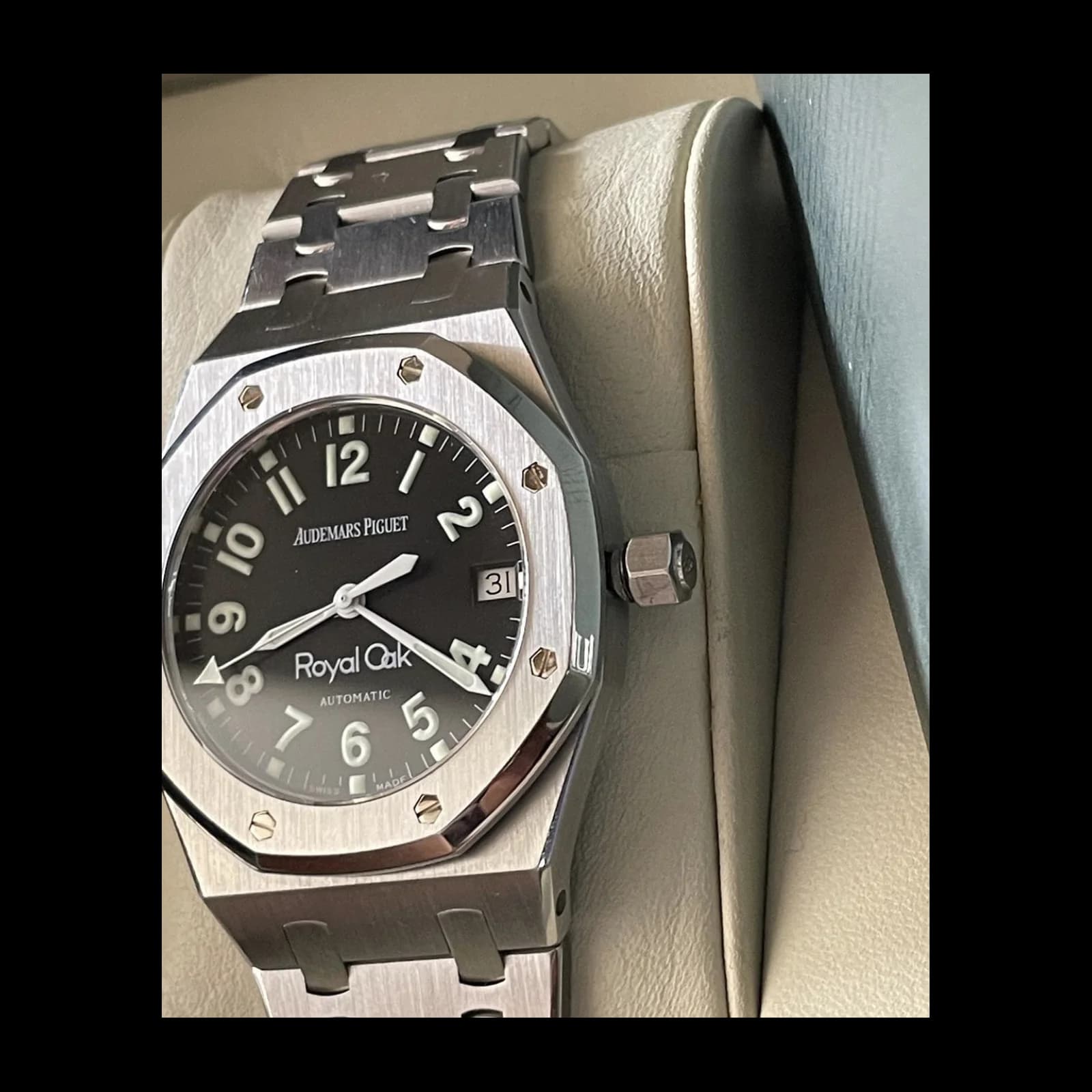 Thumb Royal Oak 14790 Date Stainless Steel / Military