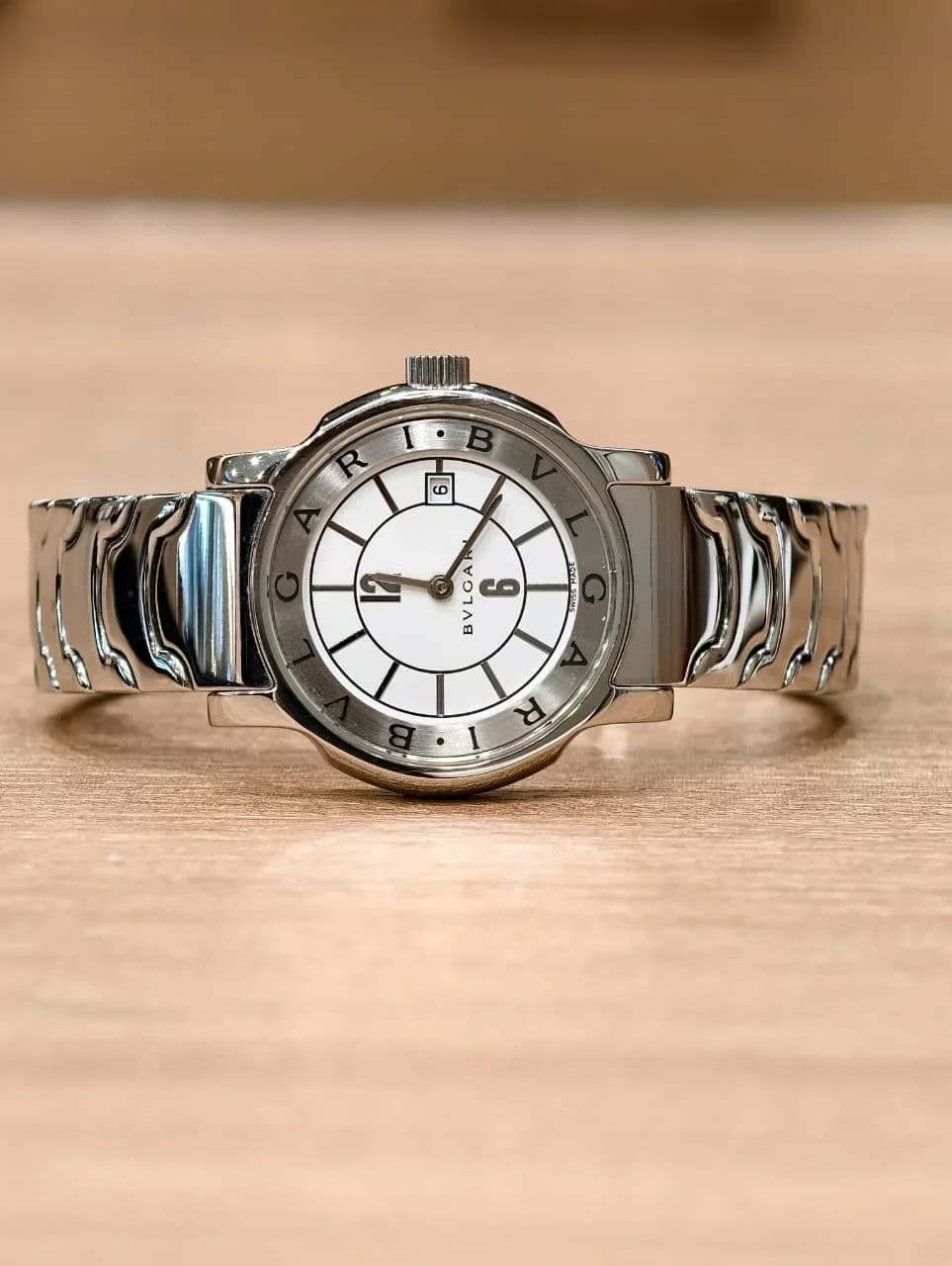 Thumb Solo Tempo 29 Quartz Stainless Steel / White / Bracelet