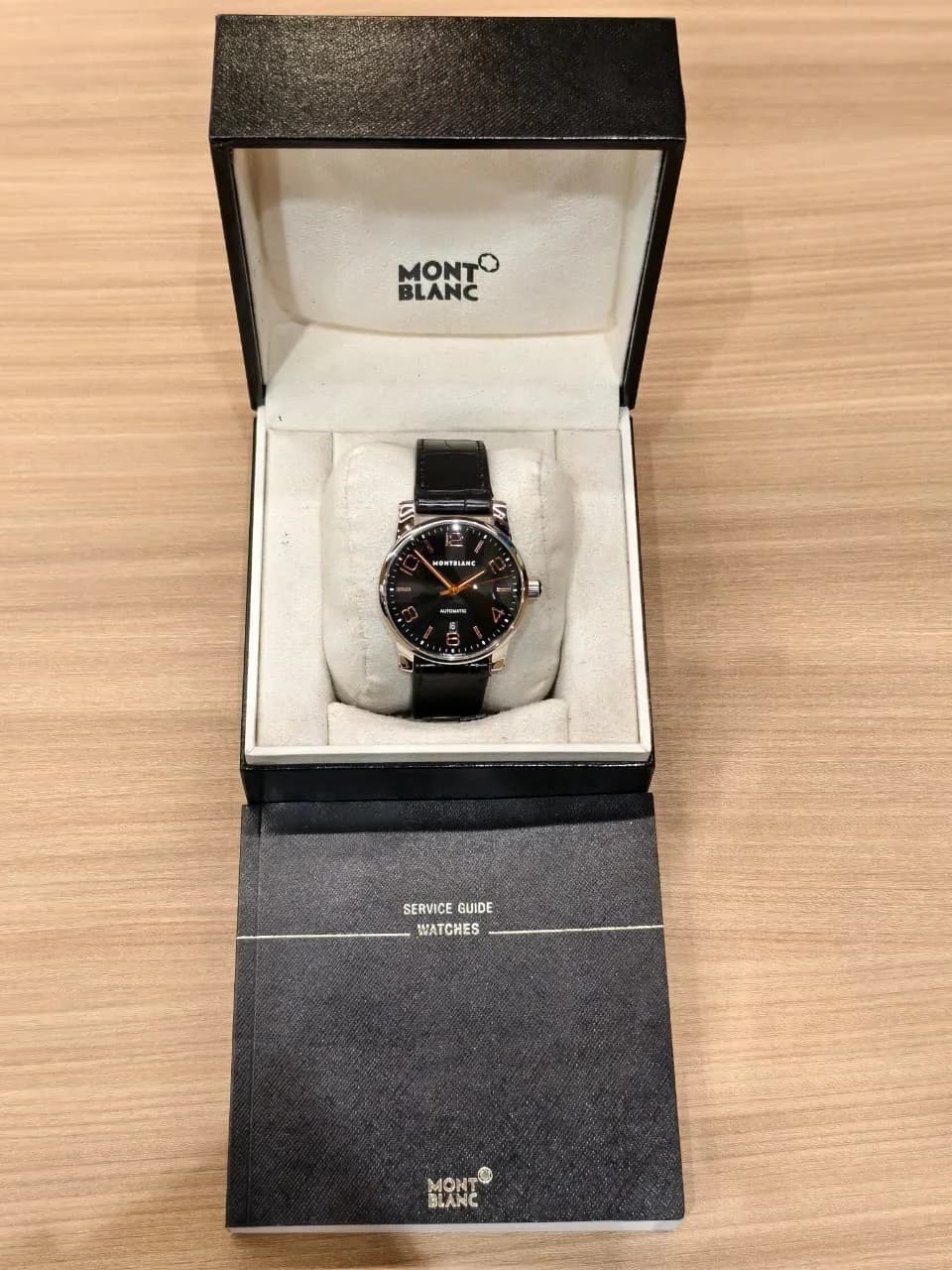 Thumb TimeWalker Date Automatic 4810 42 Black / Red Gold Numerals
