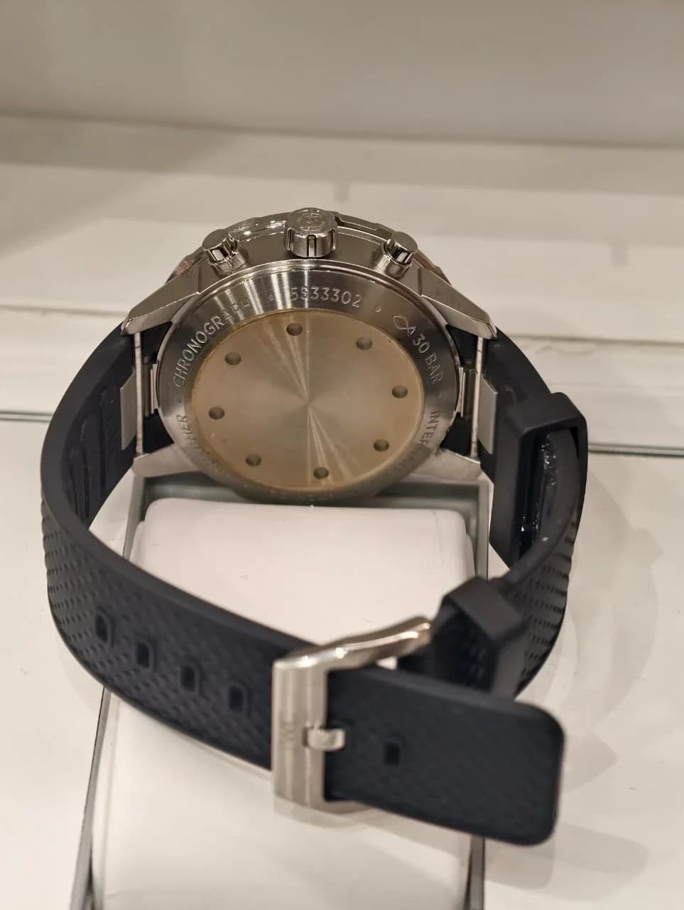 Thumb Aquatimer Chronograph Stainless Steel / Black / Rubber