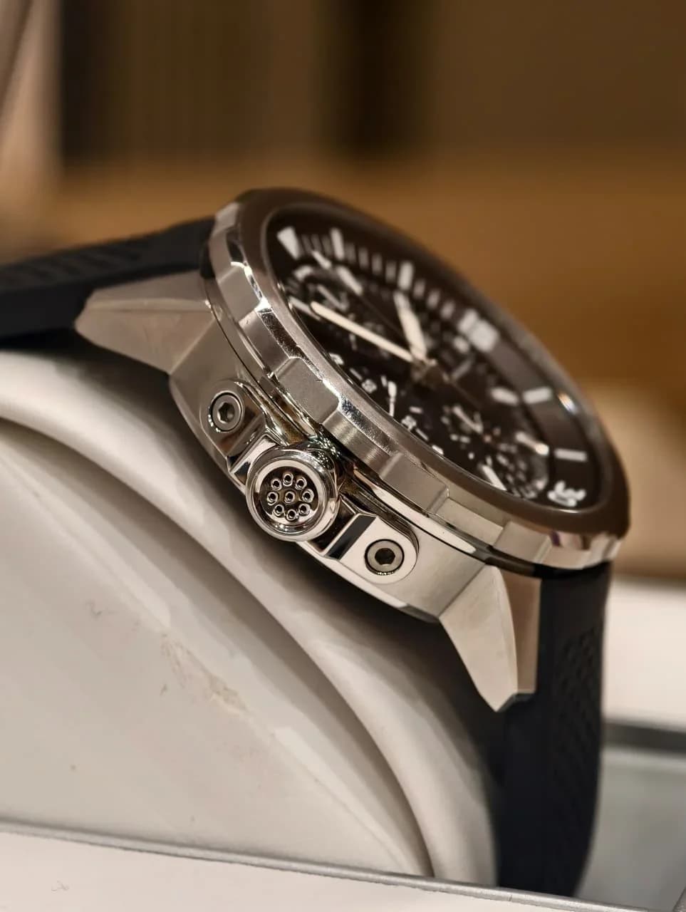 Thumb Aquatimer Chronograph Stainless Steel / Black / Rubber