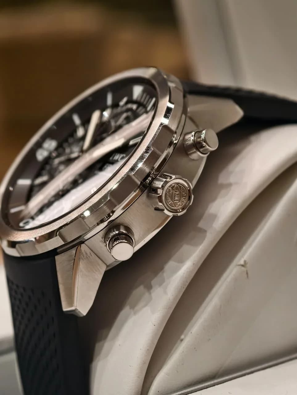 Thumb Aquatimer Chronograph Stainless Steel / Black / Rubber