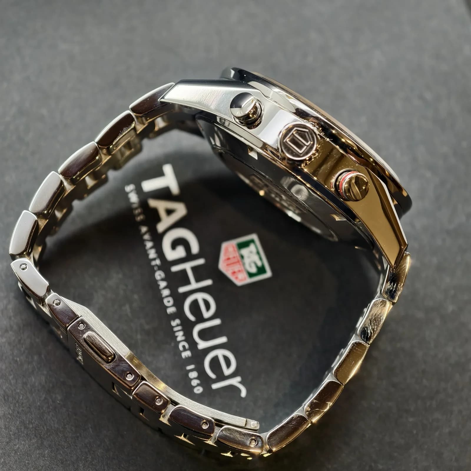 Thumb Carrera Calibre 16 Day Date 43 Stainless Steel / Black / Bracelet