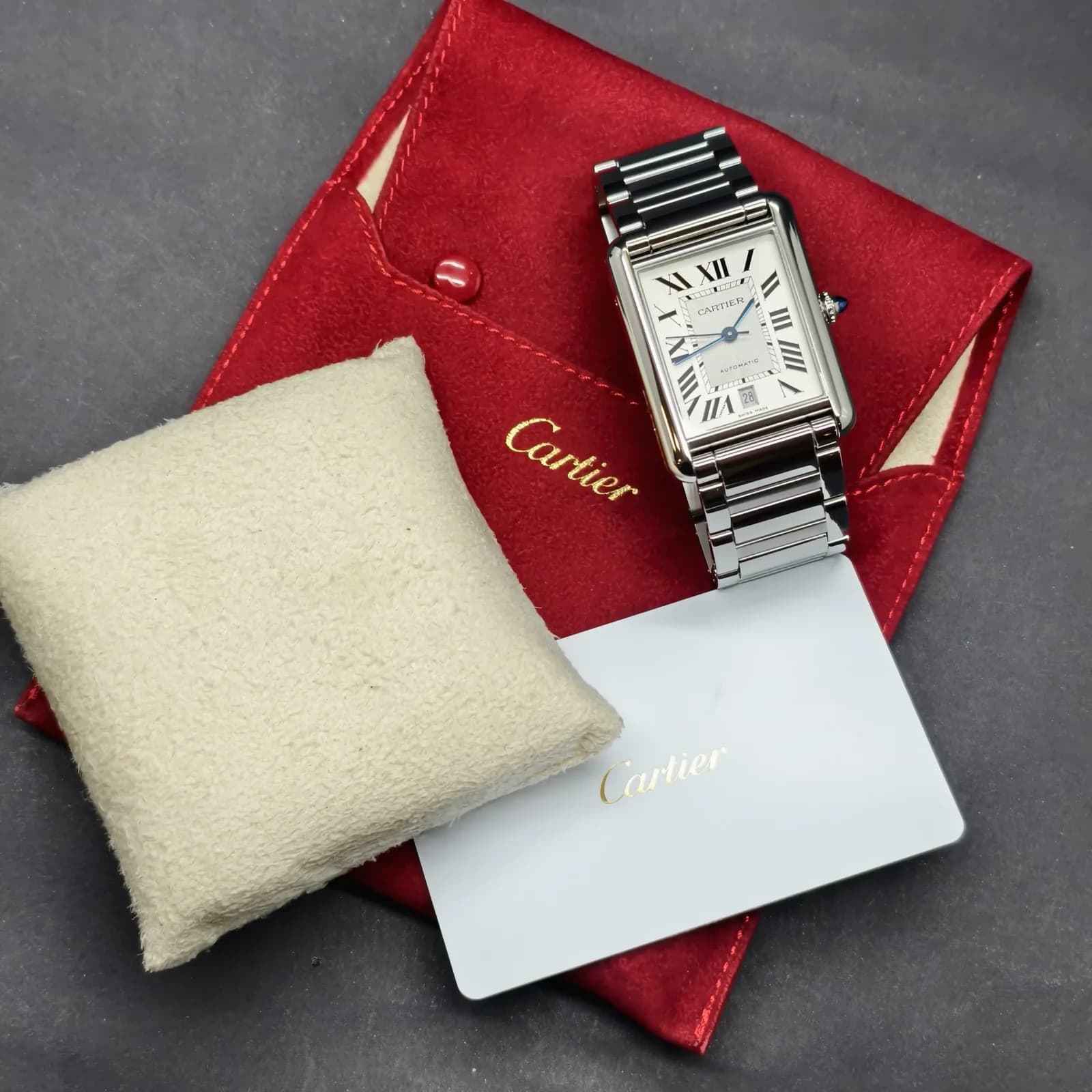 Thumb Tank Must Extra Large Automatic Stainless Steel / Silver / Bracelet