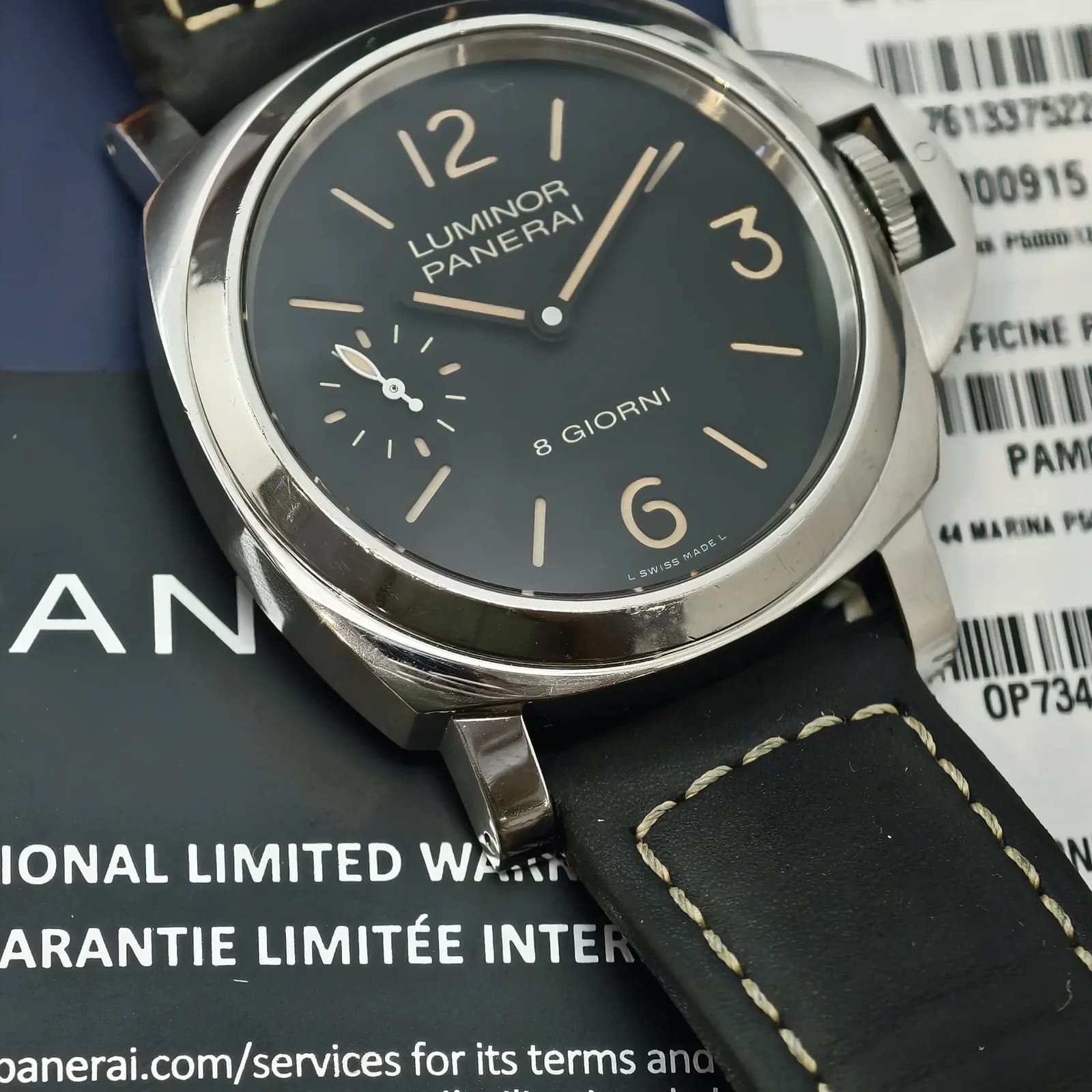 Thumb Luminor Marina 44 8 Giorni Stainless Steel / Black