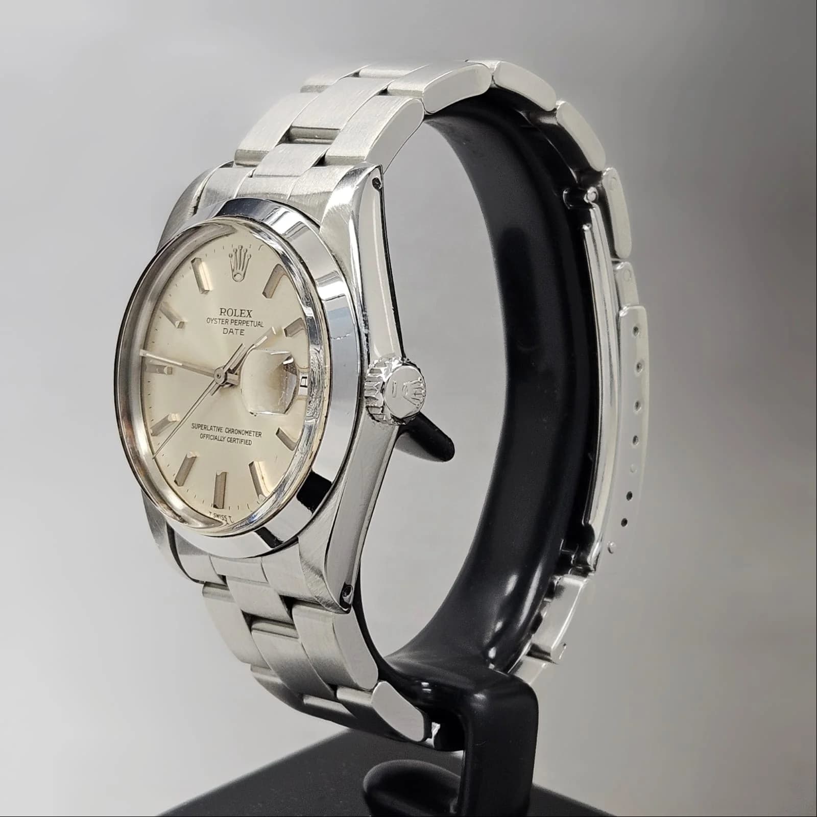Thumb Oyster Perpetual Date 34 / 1500 / Silver / Stainless Steel
