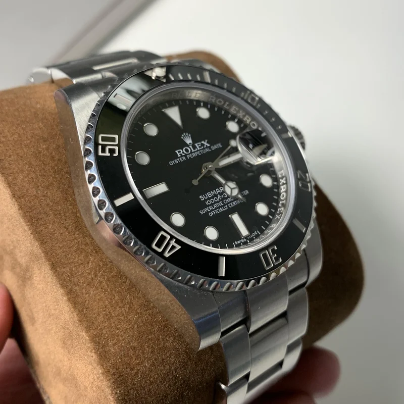 Thumb Submariner Date Stainless Steel / Black / Cerachom