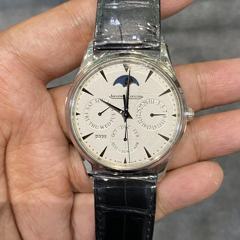 Master Ultra Thin Perpetual White Gold / Silver / Alligator