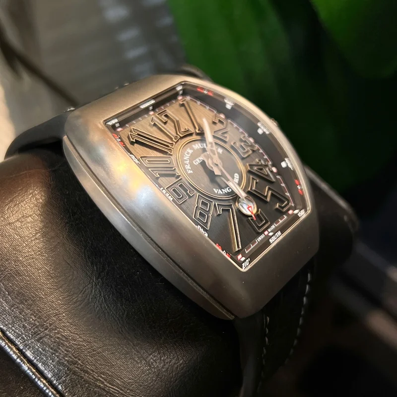Thumb Vanguard Steel Black Alligator Leather Strap