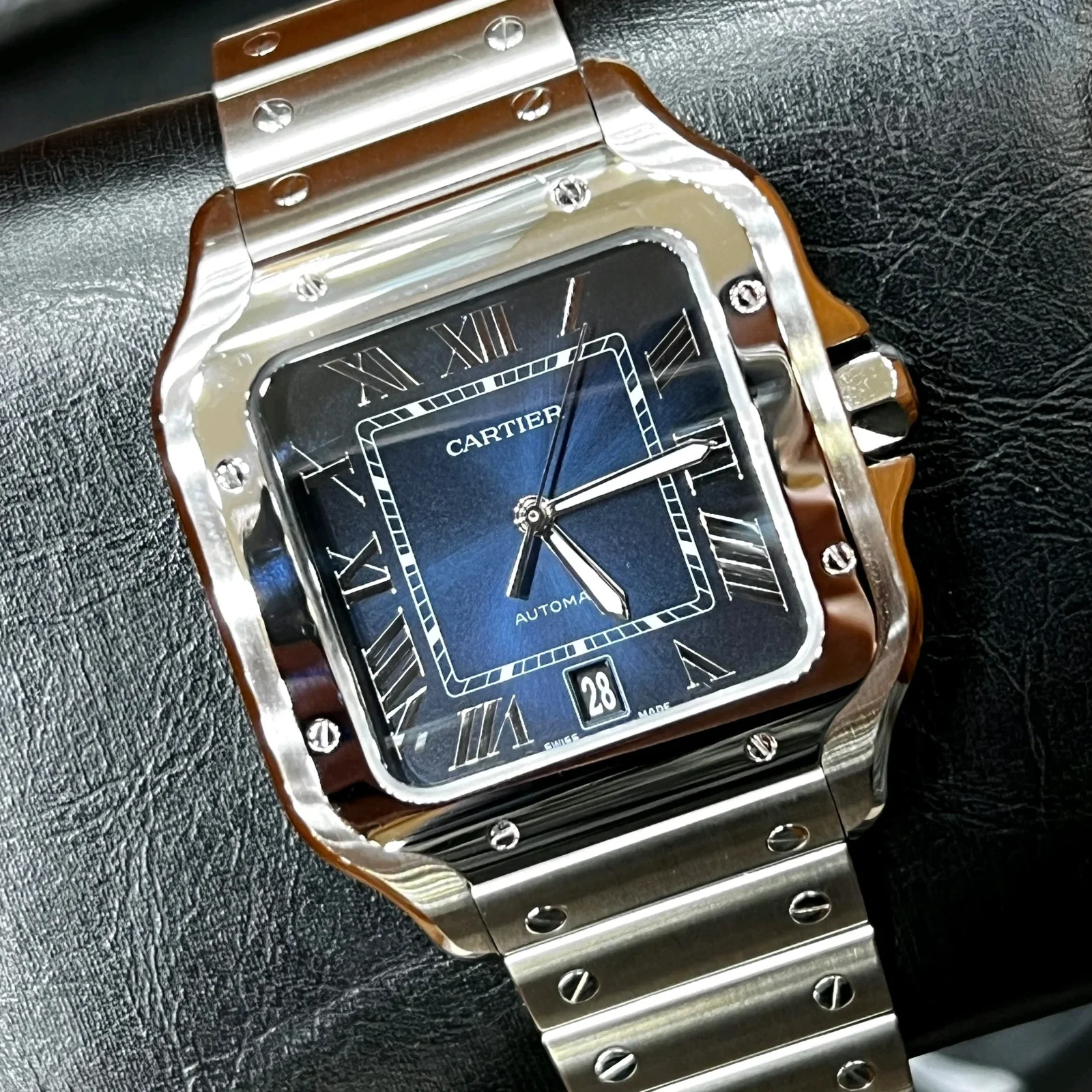 Santos de Cartier Blue Large