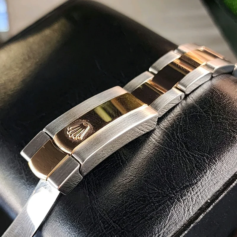 Thumb Datejust 31 Rolesor Everose Fluted / Oyster / Silver