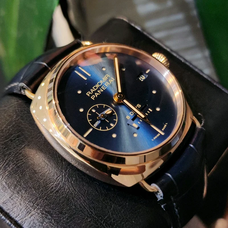 Thumb Radiomir 8 Days GMT Oro Rosso Blue