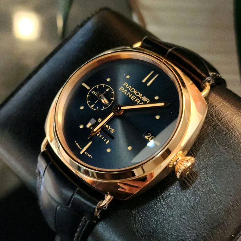 Thumb Radiomir 8 Days GMT Oro Rosso Blue