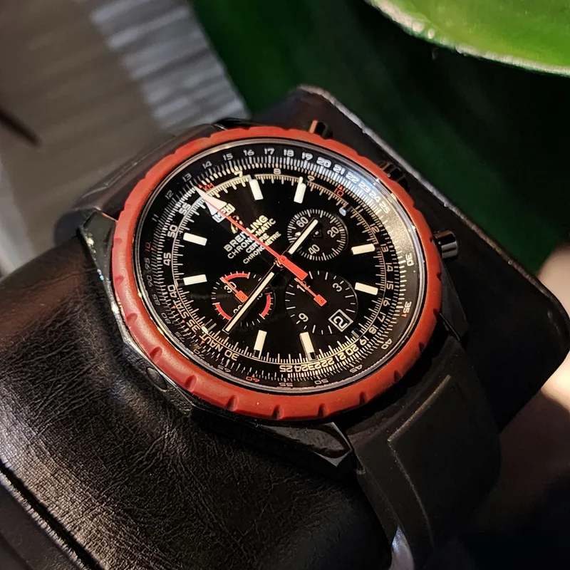 Thumb Chrono-Matic 49 M14360 Stainless Steel Black