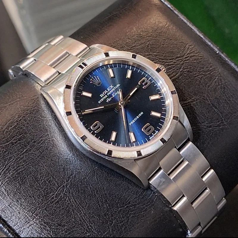 Thumb Air-King Precision Blue Dial