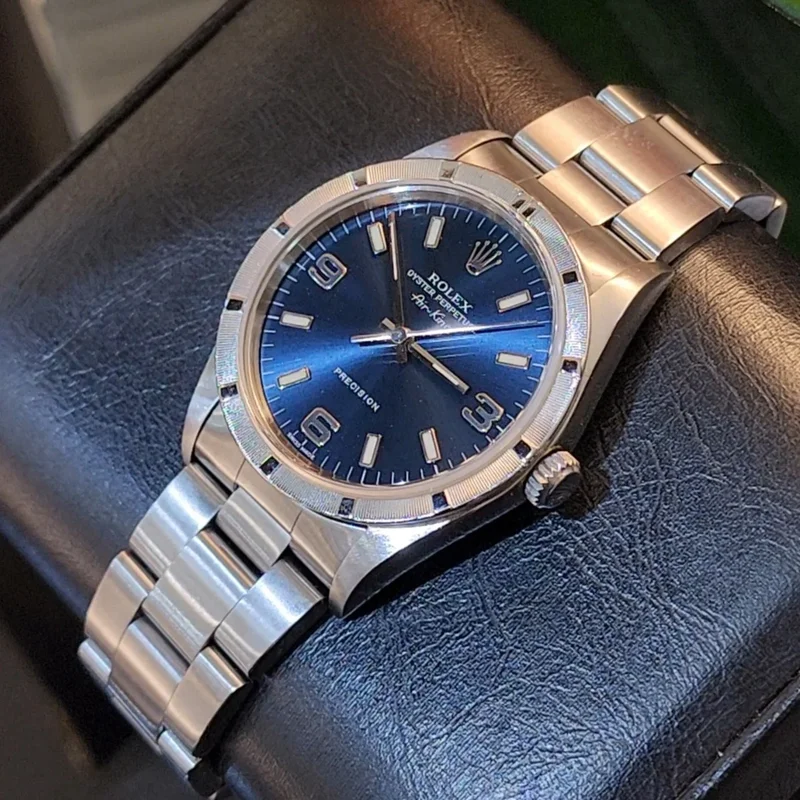 Thumb Air-King Precision Blue Dial