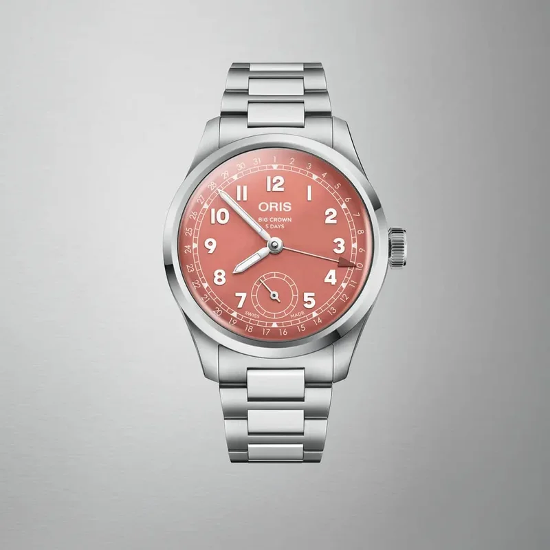 Big Crown Pointer Date Calibre 403 Stainless Steel / Red / Bracelet