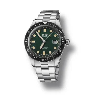 Divers Sixty-Five 42 Stainless Steel / Green / Bracelet