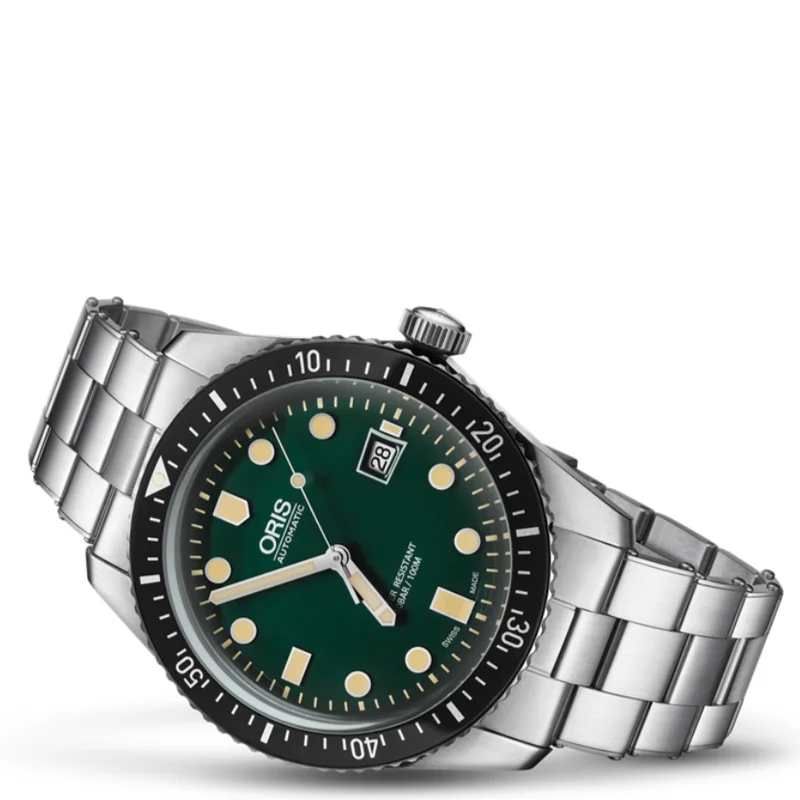 Thumb Divers Sixty-Five 42 Stainless Steel / Green / Bracelet