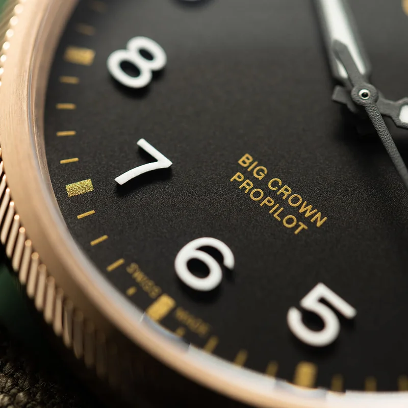 Thumb Big Crown ProPilot Big Date Bronze / Black / Fabric